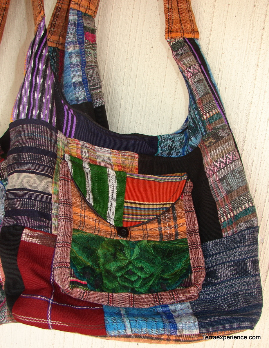 patchwork shoulder bag